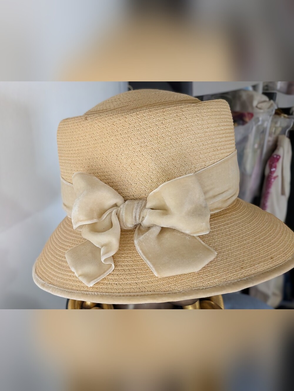 Louise Green cloche hat